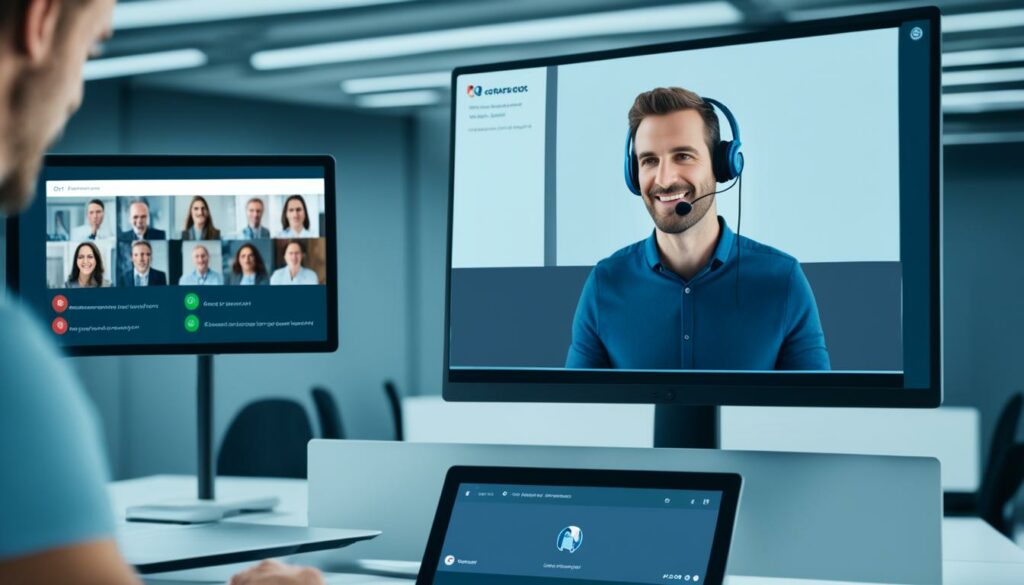 Voice recognition in video conferencing